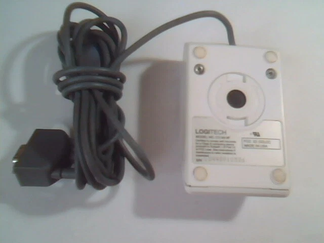 Vintage Logitech Mouse CC-93-9F DZLCC 9-pin serial connector 3-button - Working - image 4