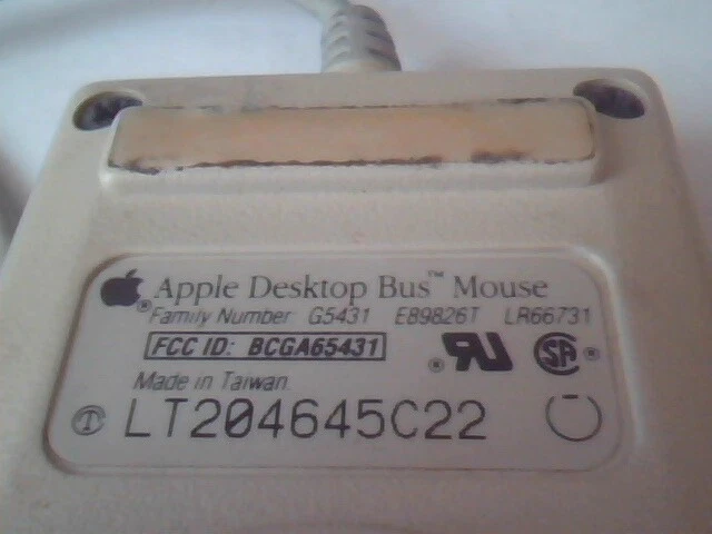 Apple Mouse One-button Desktop Bus Mouse G5431 - image 5