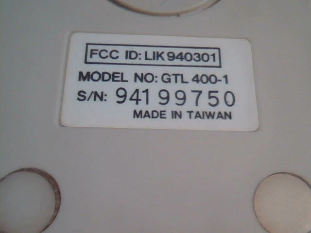 Vintage Mouse GTL 400-1 LIK940301 3-button 9-pin serial connector - Working - image 4