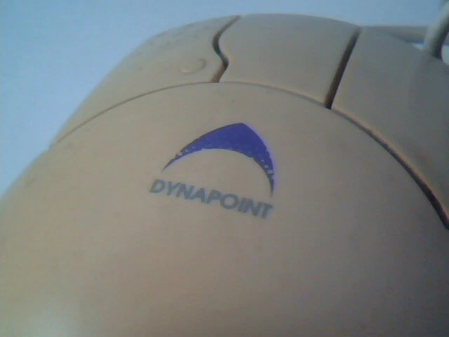 Vintage Dynapoint Corded Mouse E6QMOUSE x31 9-pin serial 3-button - Working - image 2