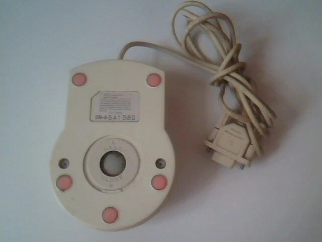 Vintage Dynapoint Corded Mouse E6QMOUSE x31 9-pin serial 3-button - Working - image 3