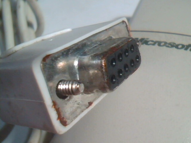 Vintage Microsoft Serial Mouse 2.1A 9-pin C3KKS8 - Working - image 6
