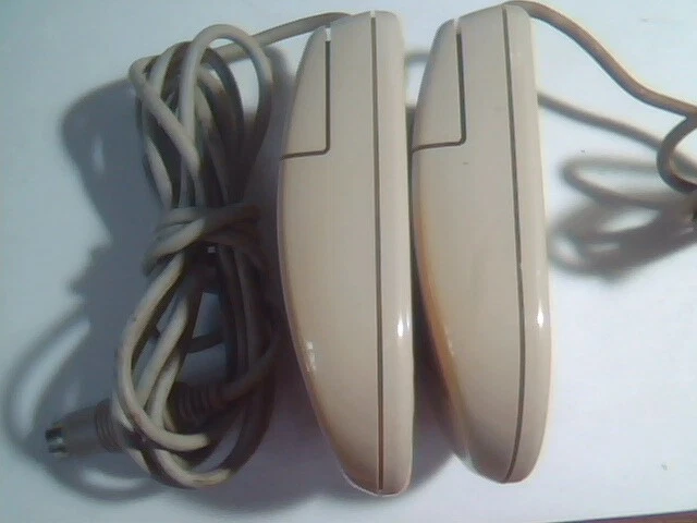 LOT of 2 Vintage Bus Mouse TX-2B 2-button design HQA2VTDBK1 - Working - image 3