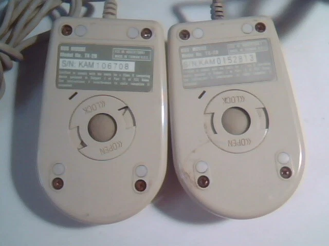 LOT of 2 Vintage Bus Mouse TX-2B 2-button design HQA2VTDBK1 - Working - image 4