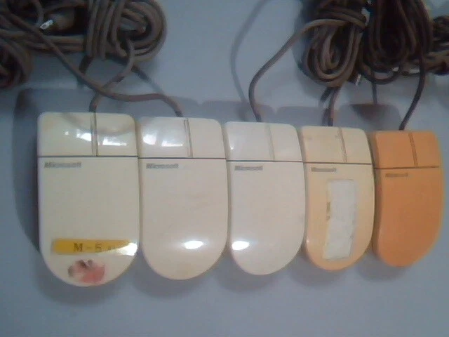 LOT of 16 Vintage Microsoft InPort Mouse C3K7PNINPORT9C 2-button Bus mini DIN - image 5