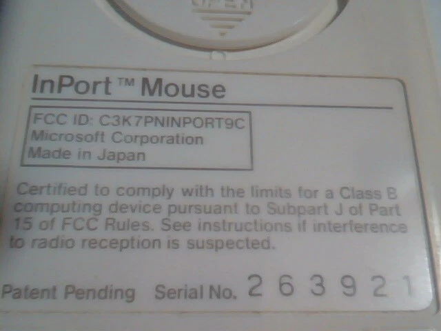 LOT of 16 Vintage Microsoft InPort Mouse C3K7PNINPORT9C 2-button Bus mini DIN - image 9
