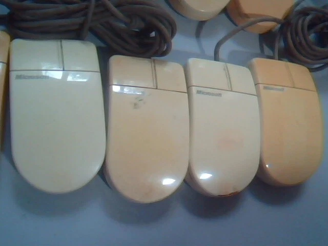 LOT of 12 Vintage Microsoft InPort Mouse C3K7PN9937 2-button Bus mini DIN - image 3