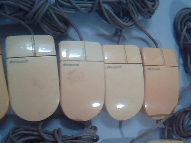 LOT of 12 Vintage Microsoft InPort Mouse C3K7PN9937 2-button Bus mini DIN - image 4