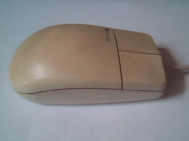 Vintage Microsoft 2.1A Port PS/2 Mouse X03-58196 52463 2-button - Working - image 2