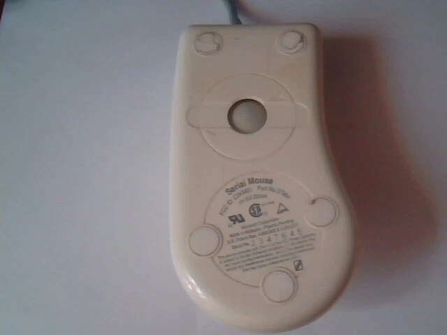Vintage Microsoft Serial Mouse 37964 C3KMS1 9-pin 2-button - Working - image 4
