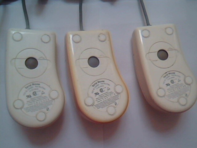 LOT of 3 Vintage Microsoft Serial Mouse 37964 C3KMS1 9-pin 2-button - Working - image 4