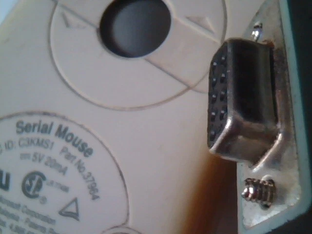 LOT of 3 Vintage Microsoft Serial Mouse 37964 C3KMS1 9-pin 2-button - Working - image 8