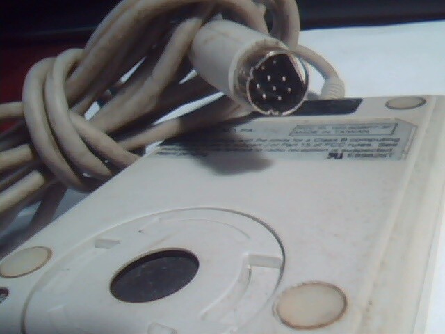 Vintage Dexxa Mouse PA-9MD DZL6QBP7-3F Two-button mini DIN Bus - WORKING! - image 6