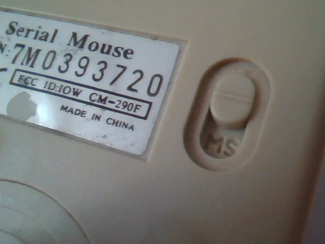 Vintage Kensiko Serial Mouse Three-button 9-pin - Working - image 7