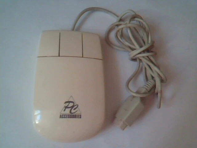 Vintage PC Accessories Mouse P20008 HQXPC93010-12 9-pin serial - Working