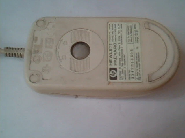 Vintage HP Mouse C1413A Two-button PS/2 34K9 B94C1413X - Working - image 7