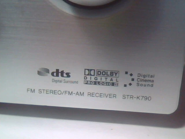 Sony 5.1 Silver Surround Sound Home Theater Dolby Digital RECEIVER STR-K790 - image 2