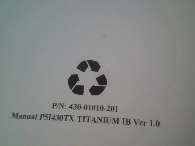 User's Manual Guide - Pentium P51430TX Titanium IB Mainboard 430-01010-201 - image 4