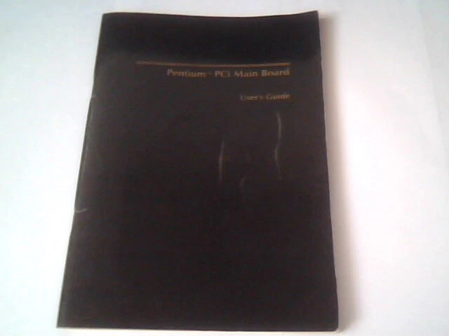 User's Manual Guide - Pentium PCI MainBoard Main Board - image 2