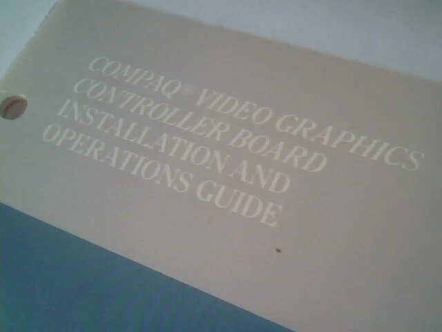 User's Manual Guide - Compaq Video Graphics Controller Board Installation - image 2