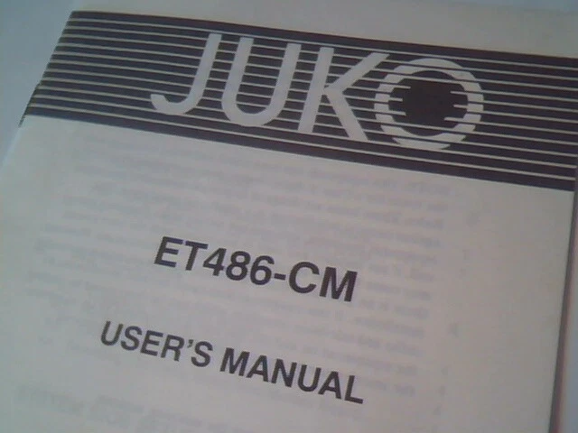 User's Manual Guide - JUKO Electronics ET486-CM 208-490000-00 80486 motherboard - image 2