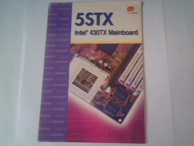 User's Manual Guide - 5STX Intel 430TX Mainboard Zida TomatoBoard