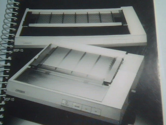 Citizen User's Manual Guide MSP-10 MSP-15 Printer - E99750-113 - image 2