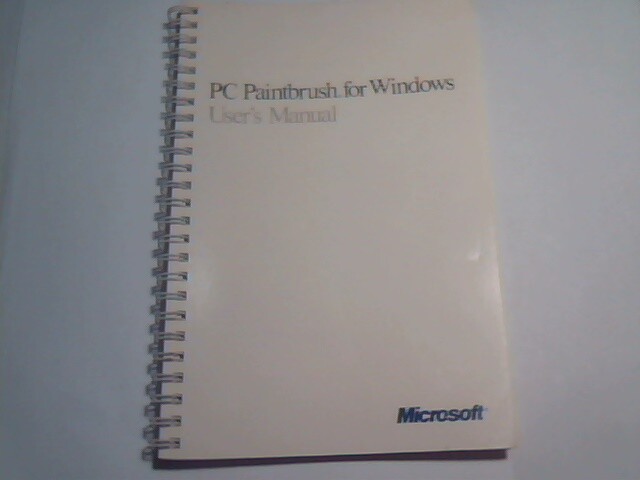 User's Manual Guide - PC Paintbrush for Windows By ZSoft Corporation 00128