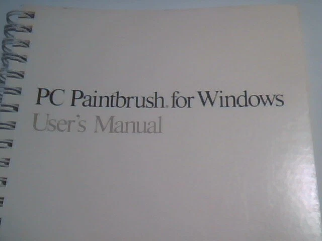User's Manual Guide - PC Paintbrush for Windows By ZSoft Corporation 00128 - image 2