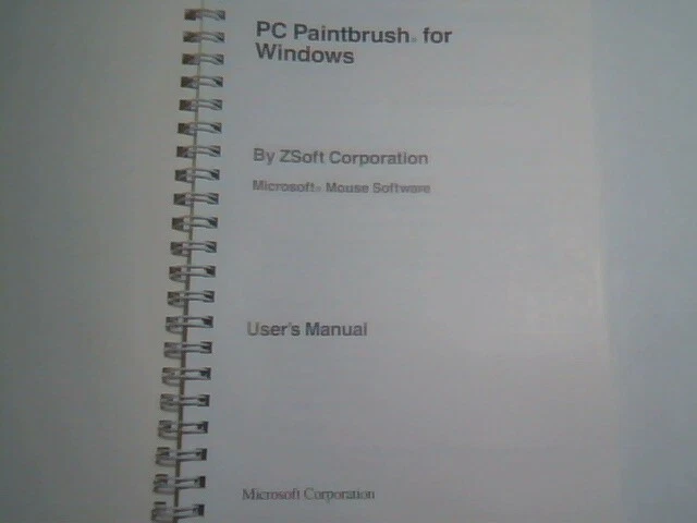 User's Manual Guide - PC Paintbrush for Windows By ZSoft Corporation 00128 - image 3