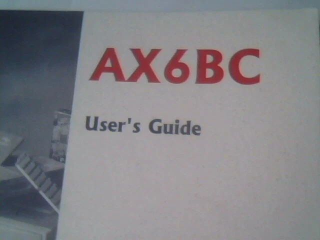 User's Manual Guide - AX6BC Pentium II System Board 1998 Intel 82440BX - image 3