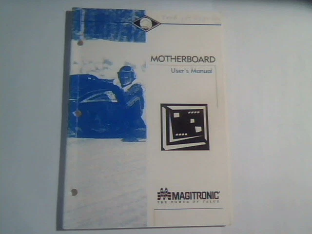 User's Manual Guide - Magitronic GA-586VX Pentium PCI ISA Motherboard 82430 VX