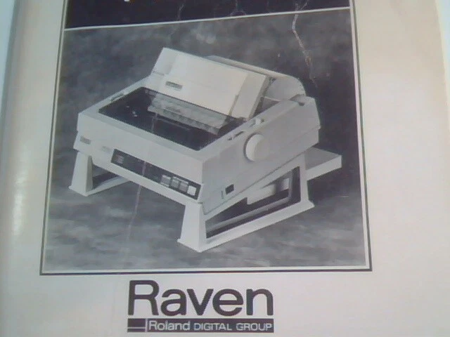 Operating Instruction Manual - Impact Dot Matrix Printer PR-9101 Raven Roland - image 3