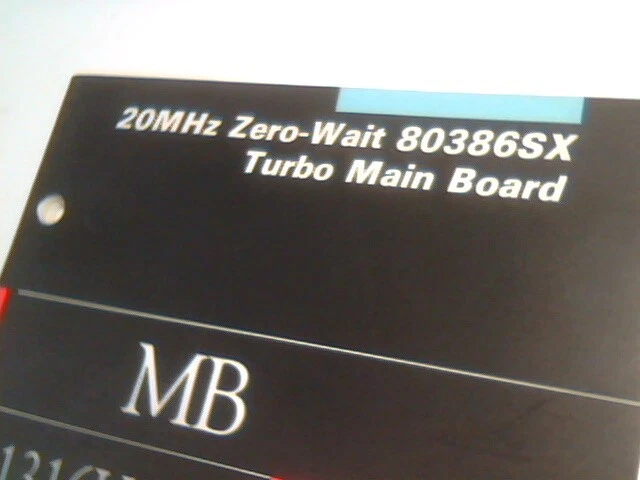 User's Manual Guide - 20MHz 80386SX Turbo Main Board 1316H-SX 1320H-SX 1325H-SX - image 2