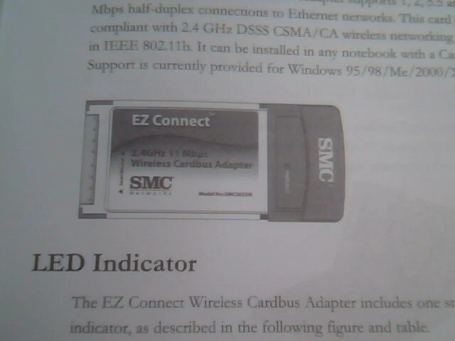 User's Manual Guide - SMC SMC2635W 2.4GHz 11 Mps wireless cardbus adapter - image 6