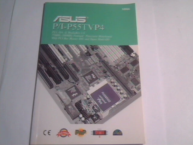 User's Manual Guide - ASUS P/I-P55TVP4 Pentium Mainboard M066 Super Multi-I/O