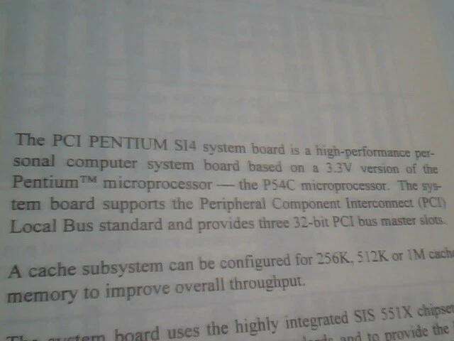 User's Manual Guide - PCI Pentium S14 Mainboard YM511801 System Board MS-5118 - image 6