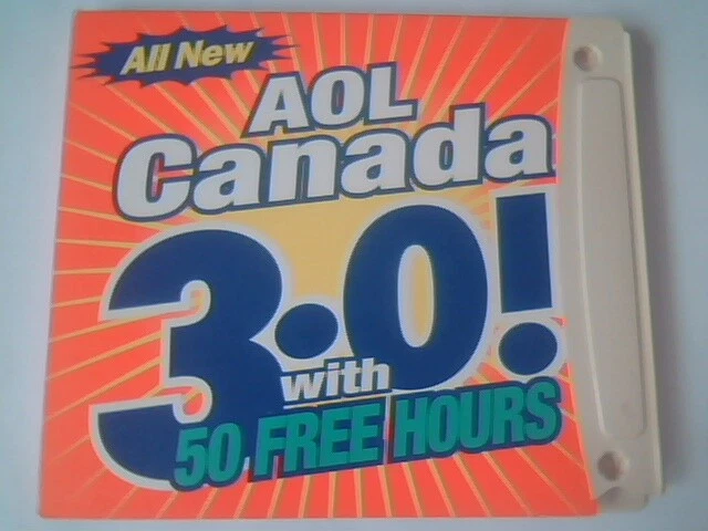 3.5 floppy disk - AOL Canada 3.0 for Windows 1997 with 50 free hours