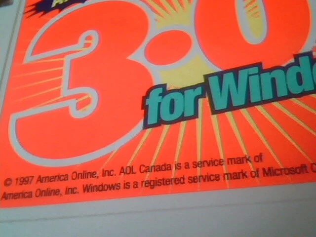 3.5 floppy disk - AOL Canada 3.0 for Windows 1997 with 50 free hours - image 3