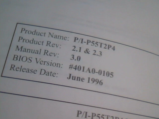 User's Guide Manual - ASUS P/I-P55T2P4 PCI ISA Processor Mainboard AS9610Z - image 5