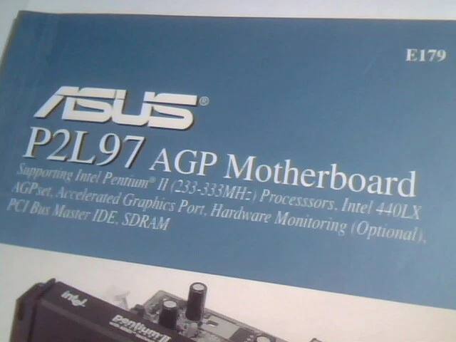 User's Guide Manual - ASUS P2L97 AGP Motherboard Intel 440LX AGPset AS9712R - image 2