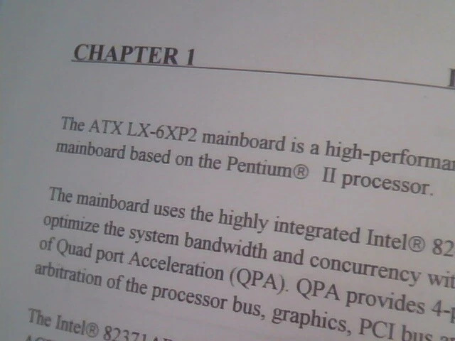 User's Guide Manual - ATX LX-6XP2 Mainboard pentium processor 82371AB chipset - image 3