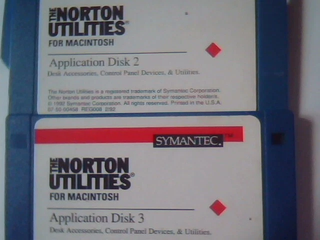 3.5" Floppy disks - Norton Utilities for Macintosh By Symantec V2.0 - image 6