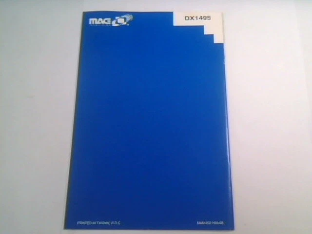 User's Manual Guide - MAG Innovation DX1495 Color Monitor - image 2