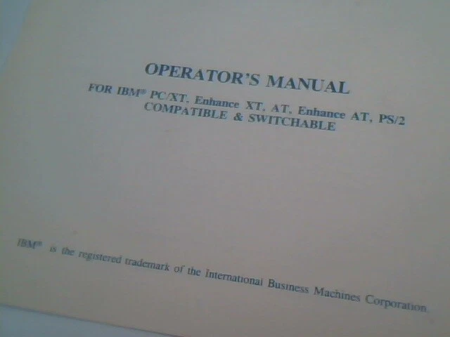 User's Manual Guide - FK-2001 FK-2002 Series Keyboard IBM PC/XT PS/2 - image 2