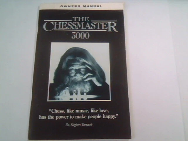 User's Manual Guide - Chessmaster 3000 + quick start guide