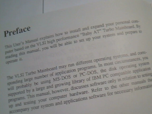 User's Manual Guide - 16/20/25 MHz Zero-wait 80386SX VLSI SCAMP Turbo Mainboard - image 4