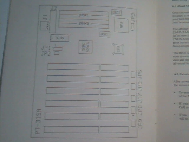 User's Manual Guide - 386SX Mainboard 25/33/40 MHz PT-319A RC2016A - image 4