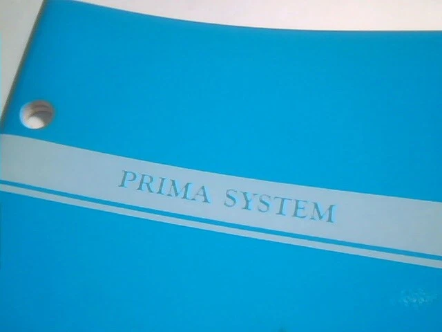 User's Operation Guide - PRIMA computer system TMC Research - image 2