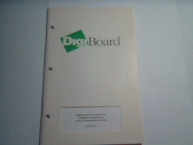 User's Manual Guide - Digiboard PC/Xe MC/Xe Intelligent Asynchronous board